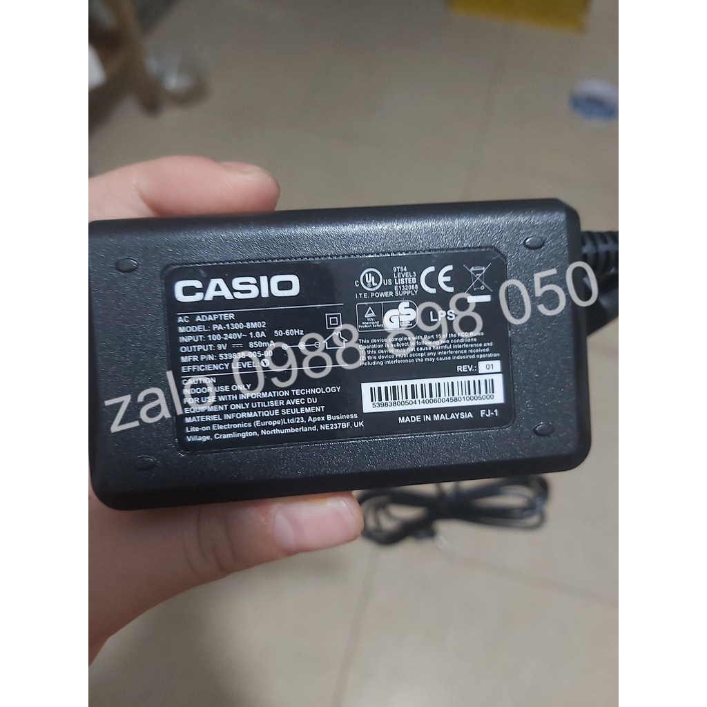 อะแดปเตอร ์ แปลงไฟ Casio CTK-620L 9v