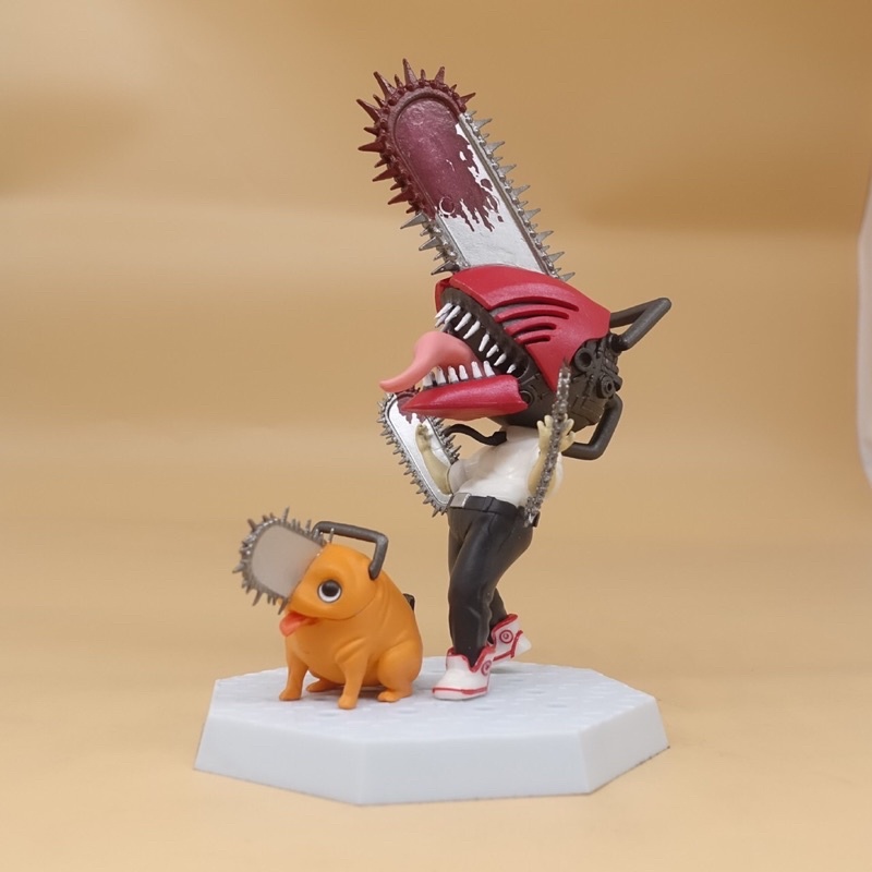 CHAINSAW-MAN เด็นจิ (Denji) & โปจิตะ (Pochita ) Q Ver. PVC Figure 16 cm