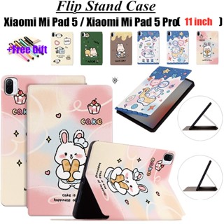 เคสโทรศัพท์หนัง ฝาพับ กันกระแทก พร้อมช่องใส่บัตร ขาตั้งวาง สําหรับ Xiaomi Mi Pad 5 Xiaomi Mi Pad 5 Pro 11 นิ้ว