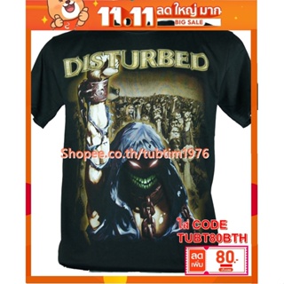 เสื้อวง Disturbed เสื้อยืดวงดนตรีร็อค เสื้อวินเทจ ดิสเทิร์บ DTB775