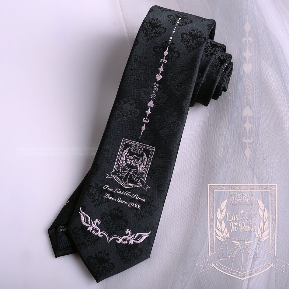 เนคไทโบว์ ลายปารีส เข้ากับทุกการแต่งกาย แฟชั่นดั้งเดิม สําหรับผู้หญิง