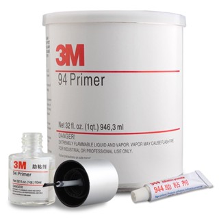 นํ้ายา 3M primer 94 นํ้ายา ไพรเมอร์ ช่วยติดเทปกาวแน่นขึ้น ติดสติ๊กเกอร์ นํ้ายารองพื้นนํ้ายาประสาน เทปกาว2หน้า กาว3m2หน้า