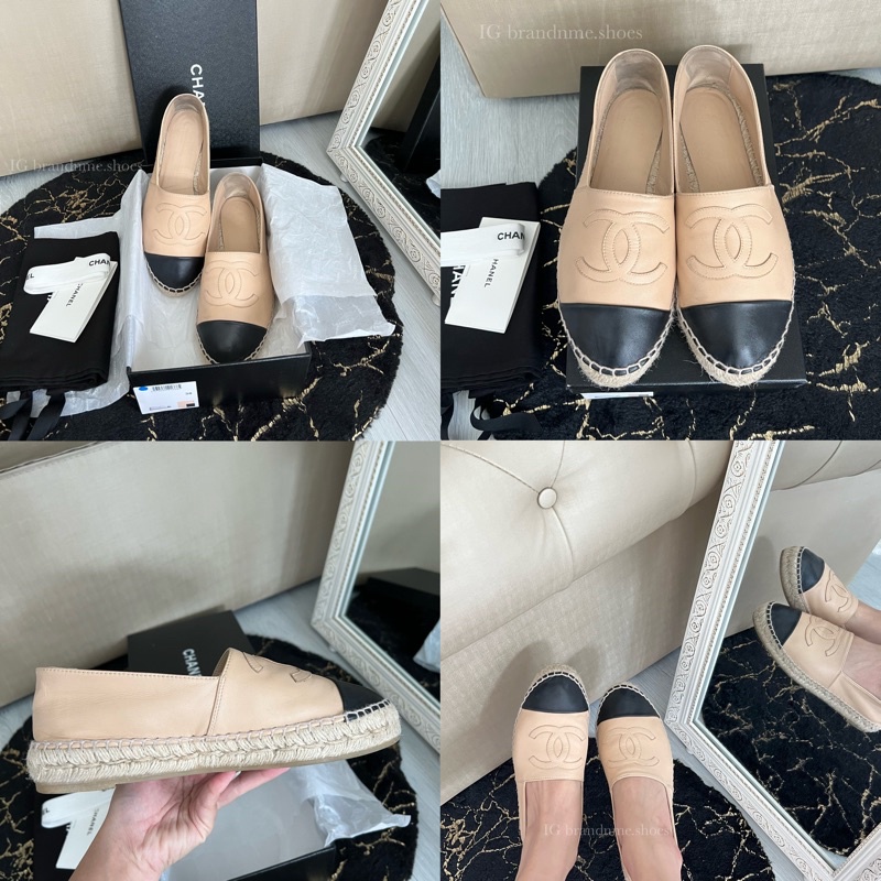 used good con chanel espadrilles size38