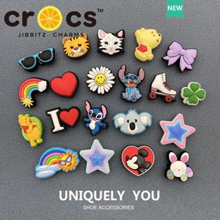 jibbitz crocs charms set ตัวติดรองเท้า แท้ น่ารัก การ์ตูน รองเท้า ดอกไม้ หัวเข็มขัด crocs อุปกรณ์ตกแต่ง jibbitz ปุ่ม