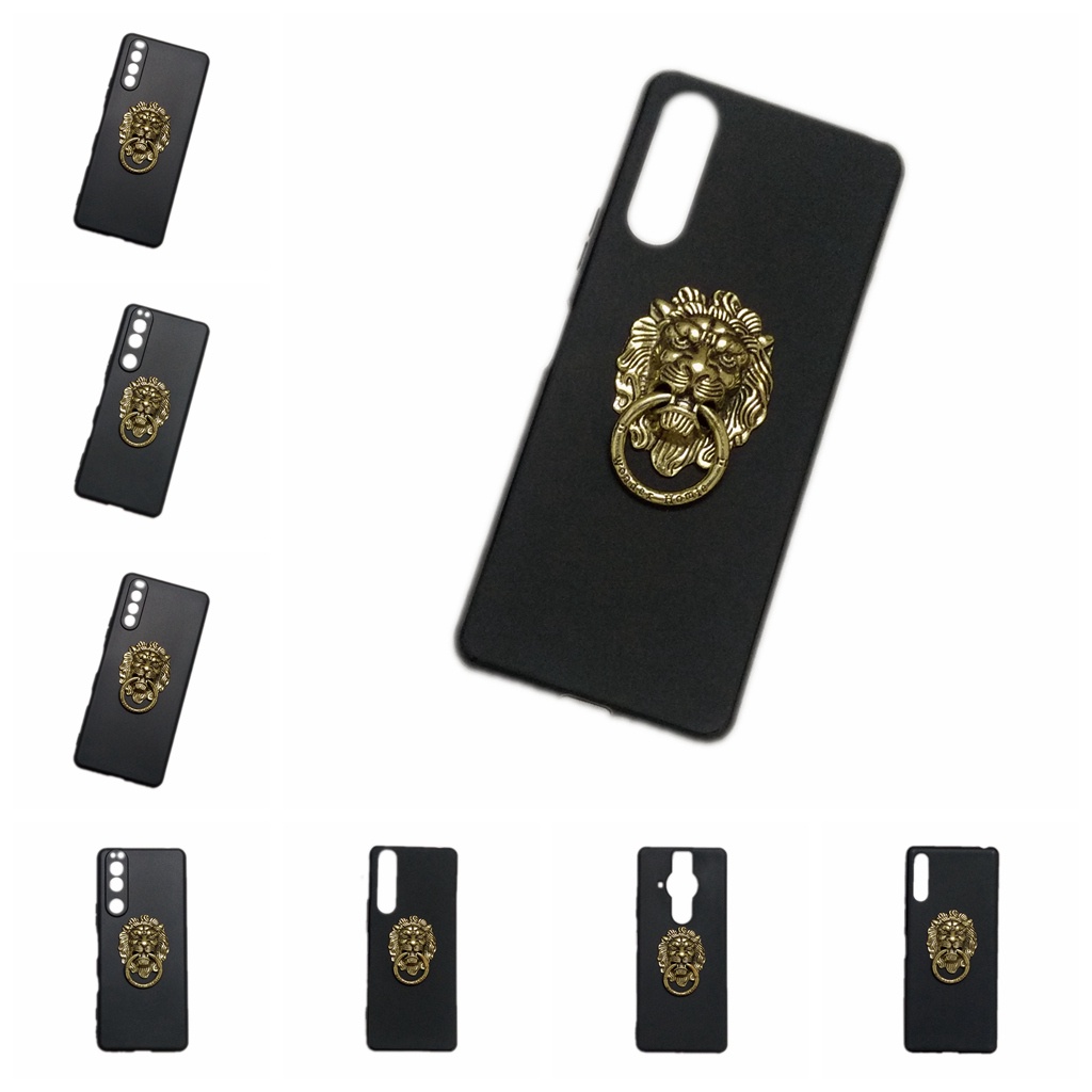 สําหรับ Sony Xperia 1 II 5 10 III L4 PRO-I XQ-BE42 L3 XZ4 8 Lite Plus IV V VI VII 3D โลหะ Bronze Lio