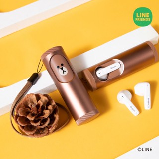 Line Friends หูฟัง หูฟังบลูทูธ หูฟังบลูทูธไร้สาย หูฟังเกมมิ่ง Brown Bear True Wireless Bluetooth Inear Gaming Earbud Original TWS Earbuds Earphone