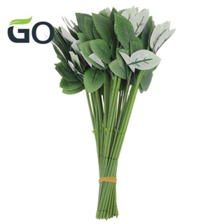 50 ชิ้นประดิษฐ์ดอกกุหลาบปลอมสําหรับ Diy ช่อดอกไม้ทําด้วยมือใ…