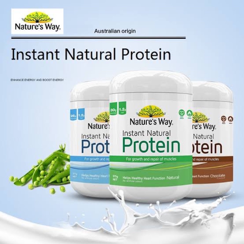 โปรตีนNature’s way PLANT-BASED 375g ของแท้จากออสเตรเลีย🇦🇺EXP:04/2025