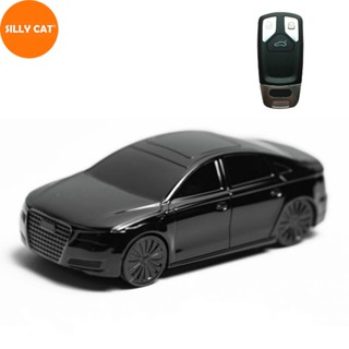 Car Shape Model Car Key Fob Case Cover Bag Protector Suitable For AUDI Key Fob Cover Case A4 A5 B9 Q5 FY Q7 4M TT S4 TTS