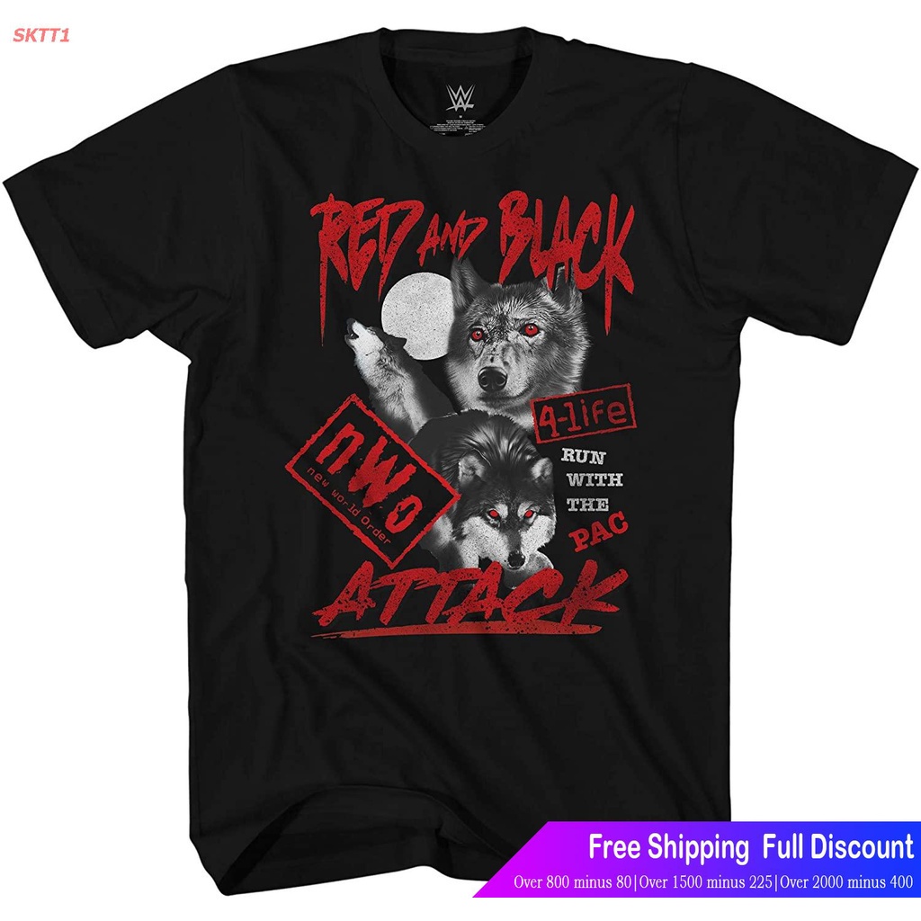 SKTT1 เสื้อยืดยอดนิยม WWE WCW Now Attack Shirt - New World Order - Hulk Hogan, Scott Hall And Kevin Nash T-Shirt Popular