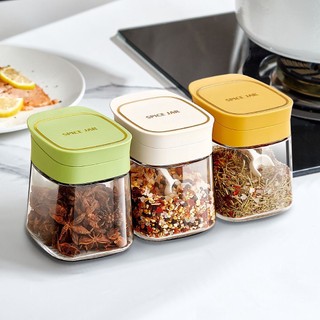 [MS] Tempat Bumbu Kaca / Spice Jar / Botol Bumbu Kaca Premium Quality