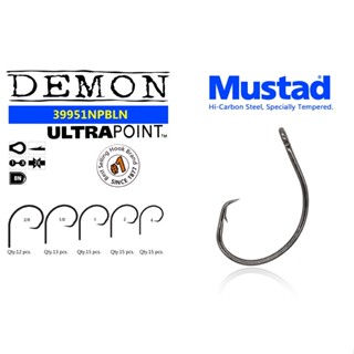 ตัวเบ็ด Mustad รุ่น DEMON CIRCLE HOOK