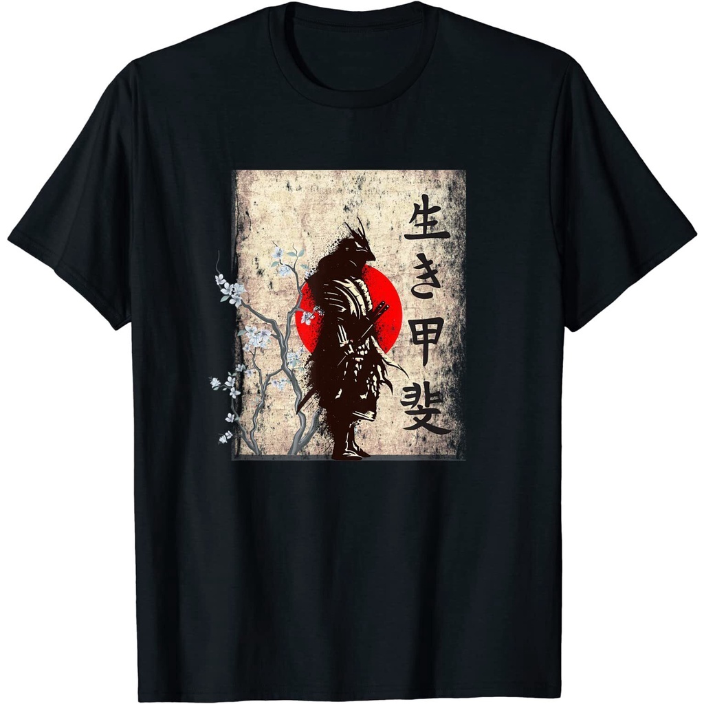 Samurai Japan Flag Japanese Premium Great T-Shirt
