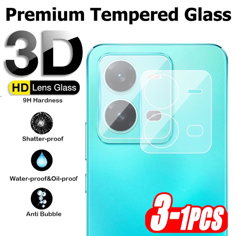 ฟิล์มกระจกนิรภัยกันรอยเลนส์กล้อง 3D แบบใส สําหรับ Vivo V25 V25e 2022 Vivo V25 V25e V25Pro VivoV25 Vi
