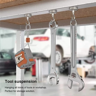 แม่เหล็กตะขอ แม่เหล็กห่วงกลม ตะขอแม่เหล็กแรงสูง ตะขอแขวนกุญแจ Hook Magnet แม่เหล็กแรงดูด สินค้าขายดี Hook Magnet