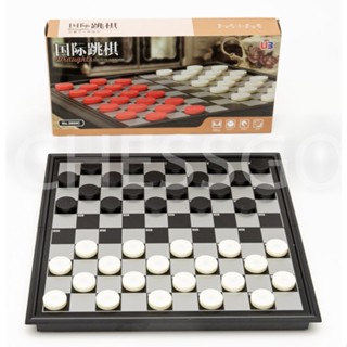 (ตัวแทนchessgo)หมากฮอสสากลแม่เหล็ก 10x10 ช่อง