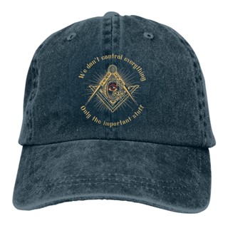 【ขายดี Sunhat】ขายดี หมวกแก๊ป ผ้าฝ้ายแท้ ลาย The Masonic Store Freemason สไตล์คลาสสิก