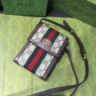 🔥ผ่อนได้🔥Gucci Phone Bag Size 12 cm งาน Original อุปกรณ์ : Full Box Set