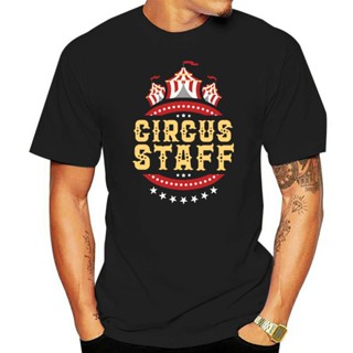 Circus Staff Carnival Birthday Party เสื้อยืดสีดำ Navy S-3Xl Plus Size เสื้อผ้า Tee Shirt