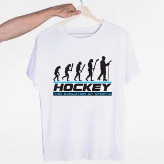 S Evolution Of Ice Hockeyer T-Shirt O-Neck Short Sleeves Summer Csul Fshion Uni Nd Wo Tshirt