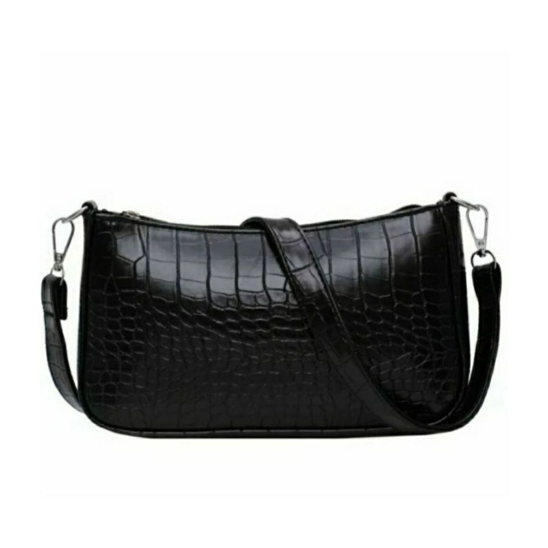 Dem_sare / DS1184 MONA WOMEN& 39;S SHOULDER BAG CHAIN STRAP CROCO SLING BAG