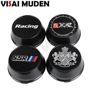 1ชุด/4ชิ้น OD 66MM/ID 61มม ฝาครอบดุมล้อ โลโก้SSR XXR VIP SPORT RACING JAFฝาครอบดุมล้อรถเก๋งแข่งรถครอบดุมล้อตัวสูง