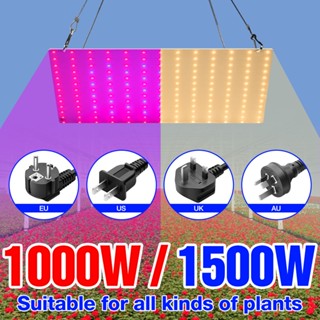 โคมไฟสเปกตรัมไฮโดรโปนิก LED 110V 220V 1000W สําหรับปลูกต้นไม้ในร่ม