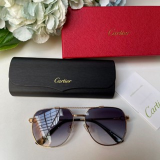 New cartier ทรงสวย เบา งานออริ เซทเต็ม​ สีดำ/สีฟ้า