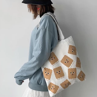 กระเป๋าผ้า TOTE BAG กระเป๋าสะพายมินิมอล สไตล์เกาหลี TT-632