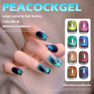 สีเจลทาเล็บแคทอาย แวววาวเล่นแสง สีแม่เหล็ก สีทาเล็บเจล ระยิบ…