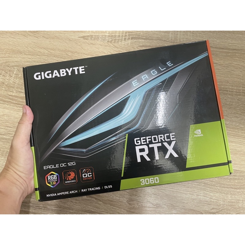 GIGABYTE GeFoce RTX 3060 EAGLE OC 12GB  มือ2 เหมือนใหม่ ถูก คุ้มที่สุด ประกันศูนย์ Advice ยาวถึง 256