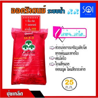 ปุ๋ยเกล็ด ออคิเดนซ์ ระบบน้ำ สูตร 33-5-3 (เร่งต้น...เร่งโต...) กระสอบ 25 กิโลกรัม YVP วายวีพี 🎗1 ชิ้น ต่อ 1 ออเดอร์นะคะ🎗