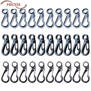 10 ชิ้นมินิ Carabiner พวงกุญแจปีนเขากลางแจ้งหัวเข็มขัดตะขอ EDC เครื่องมือ [ราคา]