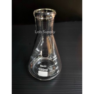 Erlenmeyer flask 50ml, 100ml, 250ml ขวดรูปชมพู่ 50มล. 100มล. 250มล.