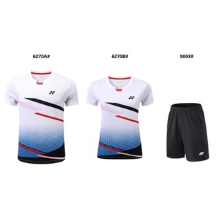 เสื้อยืดแขนสั้น พิมพ์ลายแบดมินตัน Yonex แฟชั่นคู่รัก 2022