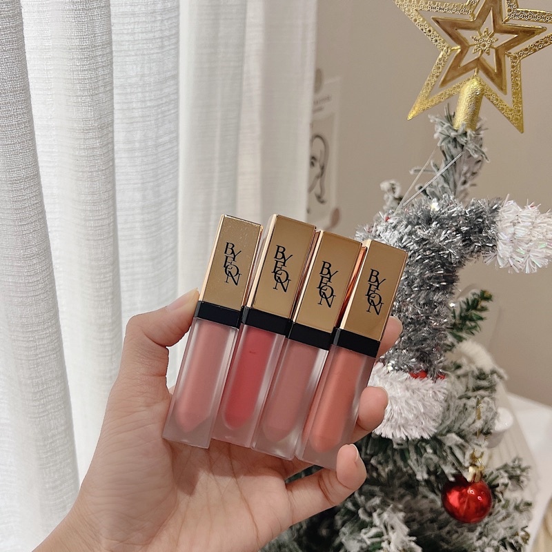 Byeon lip 4 สีขายดี 211,214,221,218 เพิ่มความน่ารักละมุนคุณหนูขั้นสุด