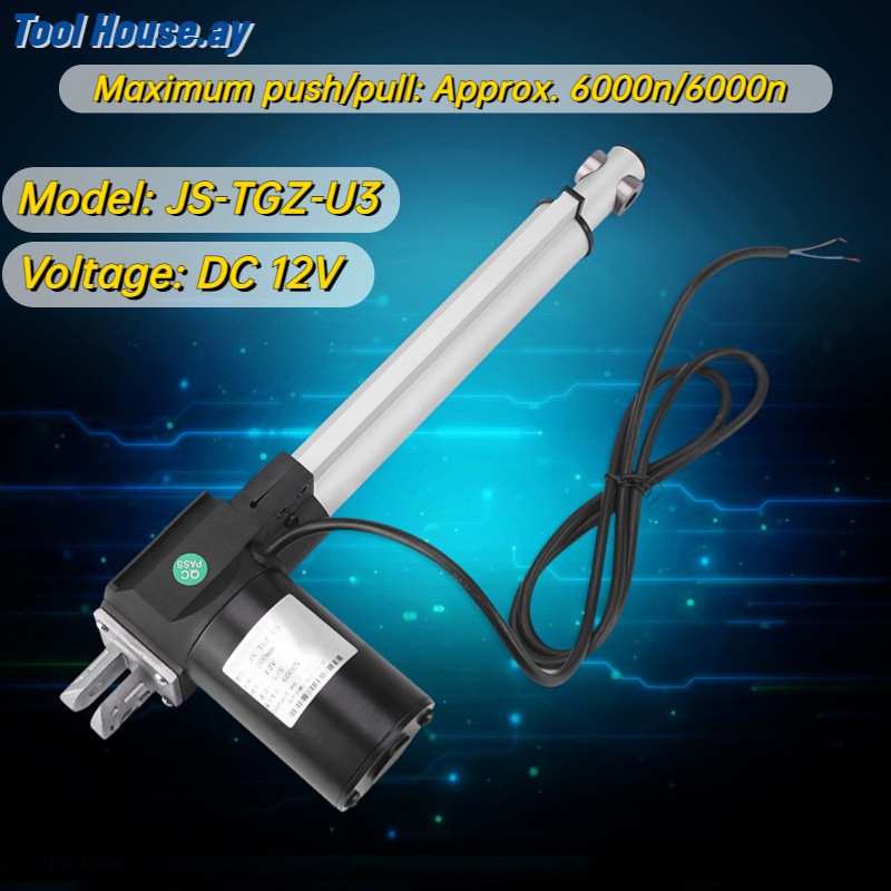 [Linear Actuator] ตัวกระตุ้นเชิงเส้น Dc 12V 1000N 6000N สําหรับรถยนต์ ยานพาหนะ