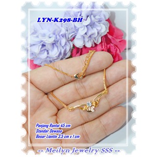 สร้อยคอ ชุบทอง 18k LYN-K298-BH Koye Gold Brand Meilyn Original