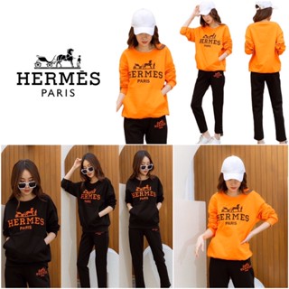 ชุดเซ็ต Hermes (เสื้อ + กางเกงขายาว)