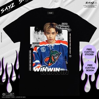 เสื้อยืดแฟชั่น Kaos Winwin NCT 90 Love Ver NCT 2020 NCT 127 WAYV Kaos Kpop เกาหลี StyleStreetwear ผู้ชาย T เสื้อผู้หญิง