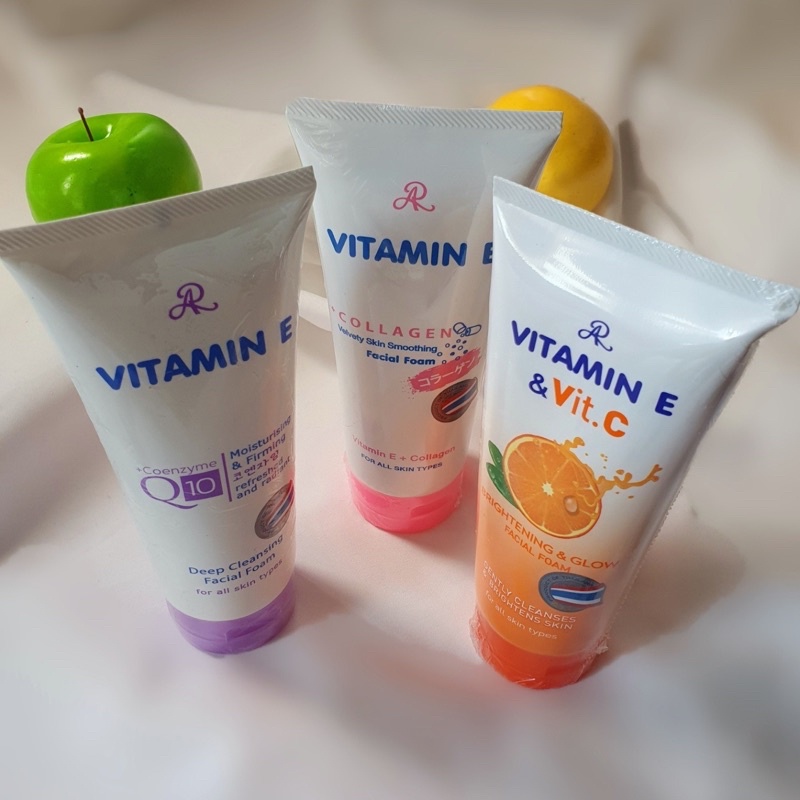 AR VITAMIN E & VitCโฟมล้างหน้า ขนาด180กรัม คุ้มมมากๆๆ