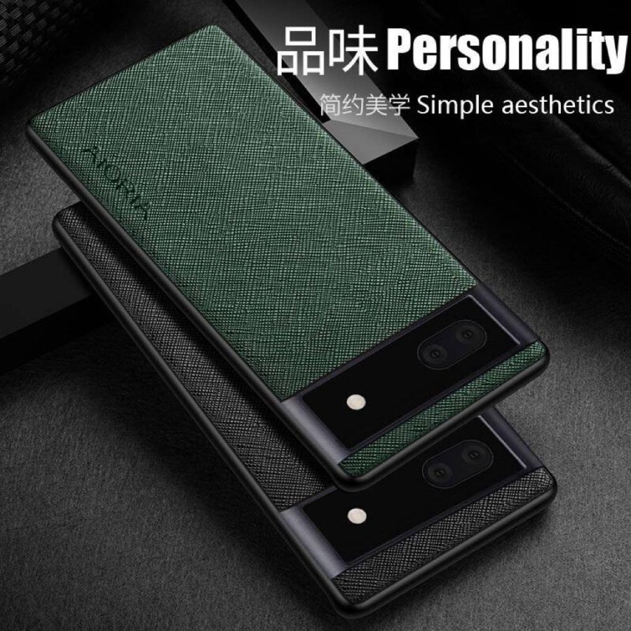 GOOGLE PIXEL 7 / PIXEL 7 PRO SOFT CASE CANVAS CROSS PATTERN