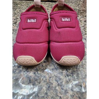 รองเท้าเด็ก รองเท้าเด็กผู้หญิง Bibi Shoes บิบิชู สำหรับอายุ 1-3 ขวบ มือสอง สีบานเย็น สภาพดีมาก EUR 25 / UK 7 - NJ Shop