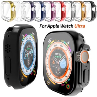 เคสใสป้องกันหน้าจอ แบบเต็ม สําหรับ Apple Watch Ultra 49 มม. TPU Smartwatch สําหรับ iWatch Ultra 49 มม.