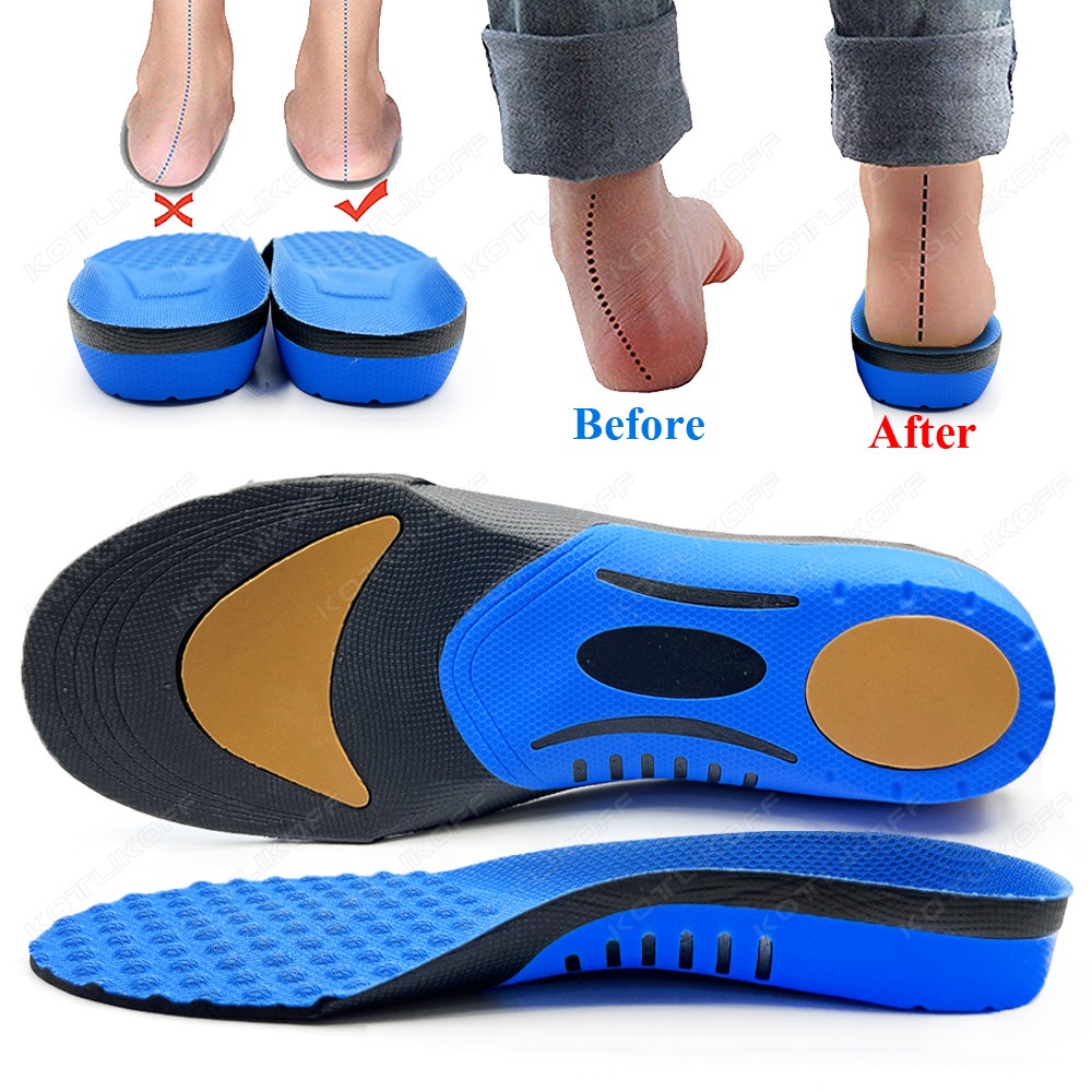 แผ่นรองพื้นรองเท้า Valgus แบบแบน เหมาะกับการวิ่ง สําหรับผู้ชาย และผู้หญิง