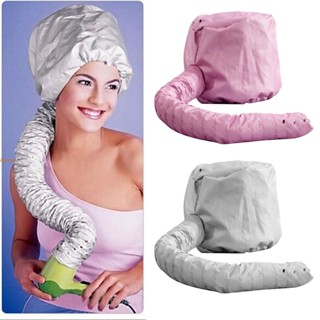 【ในการจัดส่ง】ความปลอดภัยแบบพกพาผมนุ่มแห้งสลัดหมวก Bonnet อบน้ำมันฮู้ดหมวกเครื่องเป่าผม