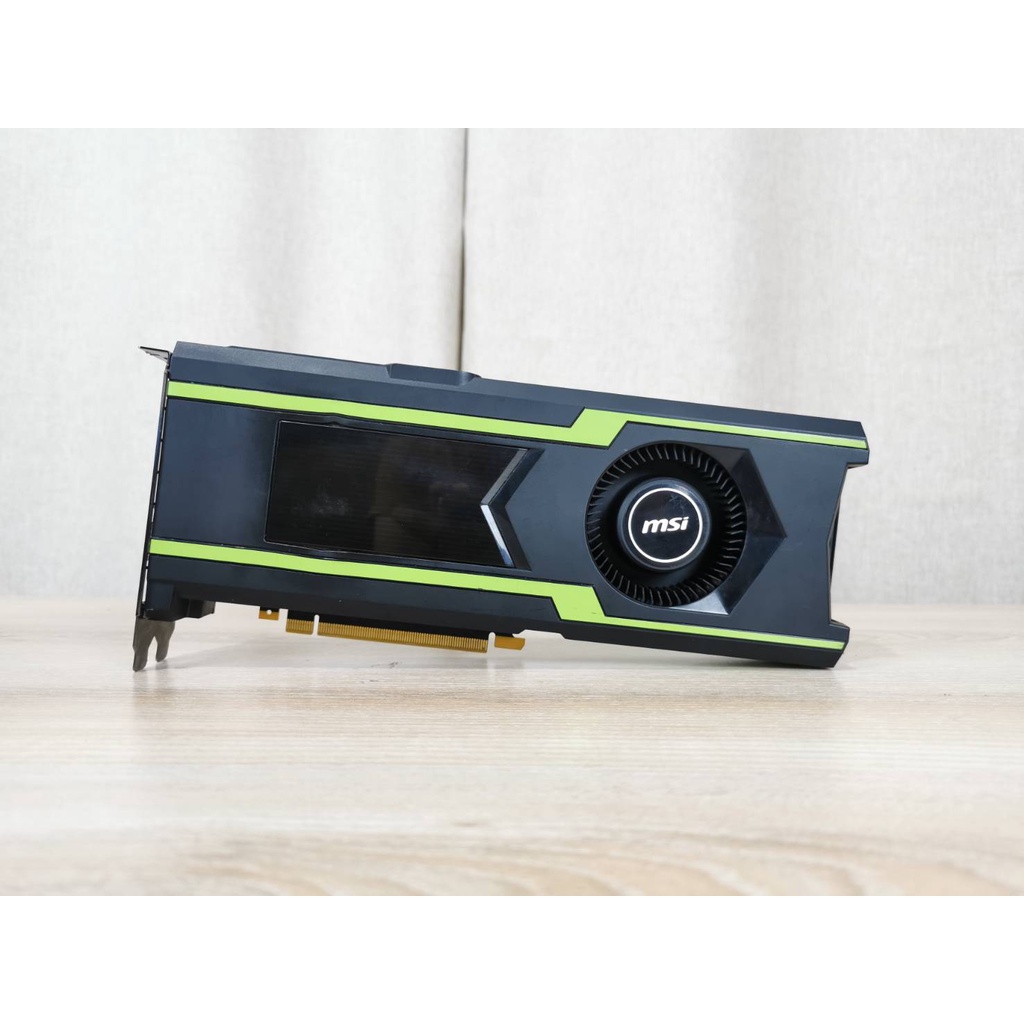 การ์ดจอ(graphic card) MSI GTX 1080TI AERO 11GB DDR5X  (ต่อไปเพิ่ม 8 PIN X 1 / 6 PIN X 1 )