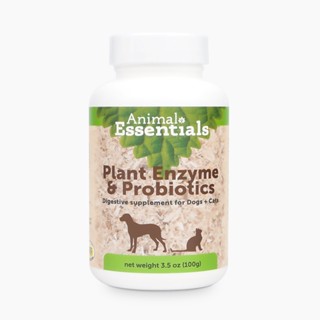 [Animal Essentials] Plant Enzyme &amp; Probiotics for Dogs &amp; Cats 100g / อาหารเสริมจากธรรมชาติทั้งหมดช่วยในการย่อยอาหารและการดูดซึมสารอาหารที่สำคัญต่อสุขภาพที่ดี