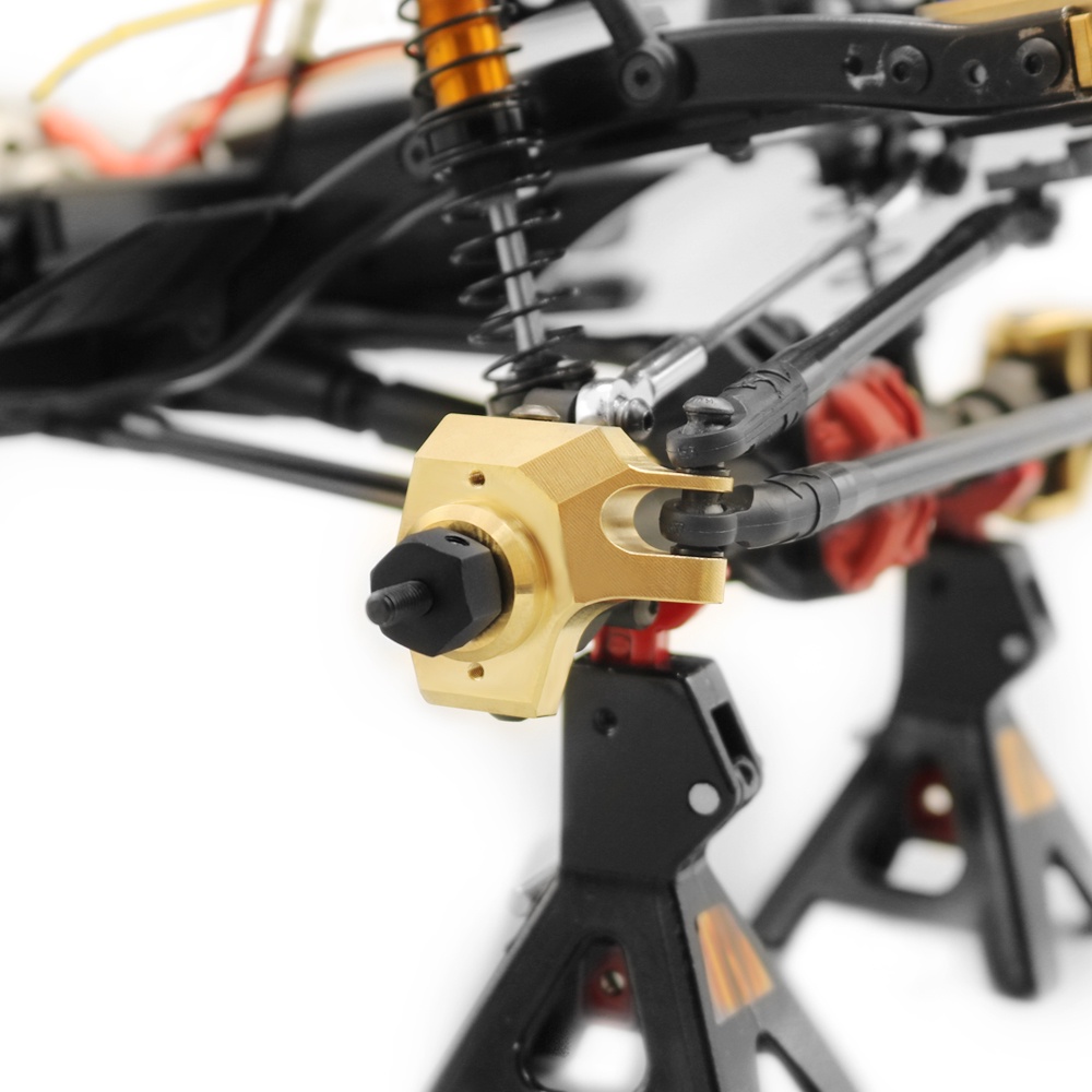 Myhrc AR44 ชุดปลอกหุ้มพวงมาลัย ทองเหลือง สําหรับรถไต่หินบังคับ 1/10 Axial SCX10 II 90046 90047 ราคา ถูกที่สุด ดีลบีเคเค แกลเลอรีภาพที่ 5