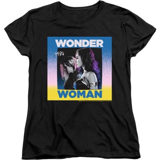 Womens Vintage Photo Wonder Woman 1984 Shirt เสื้อยืดสีขาว เสื้อยืดแฟชั่น